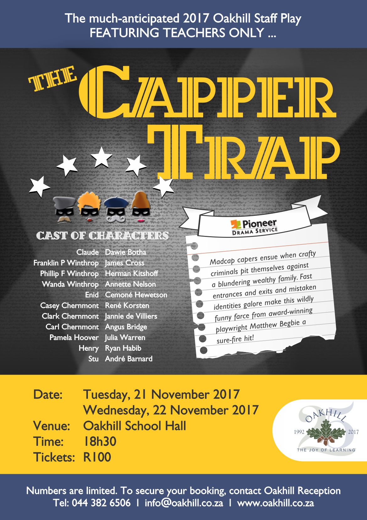 Staff Play 2017 - Capper Trap